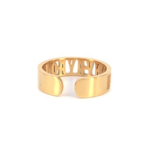 Custom Name Ring